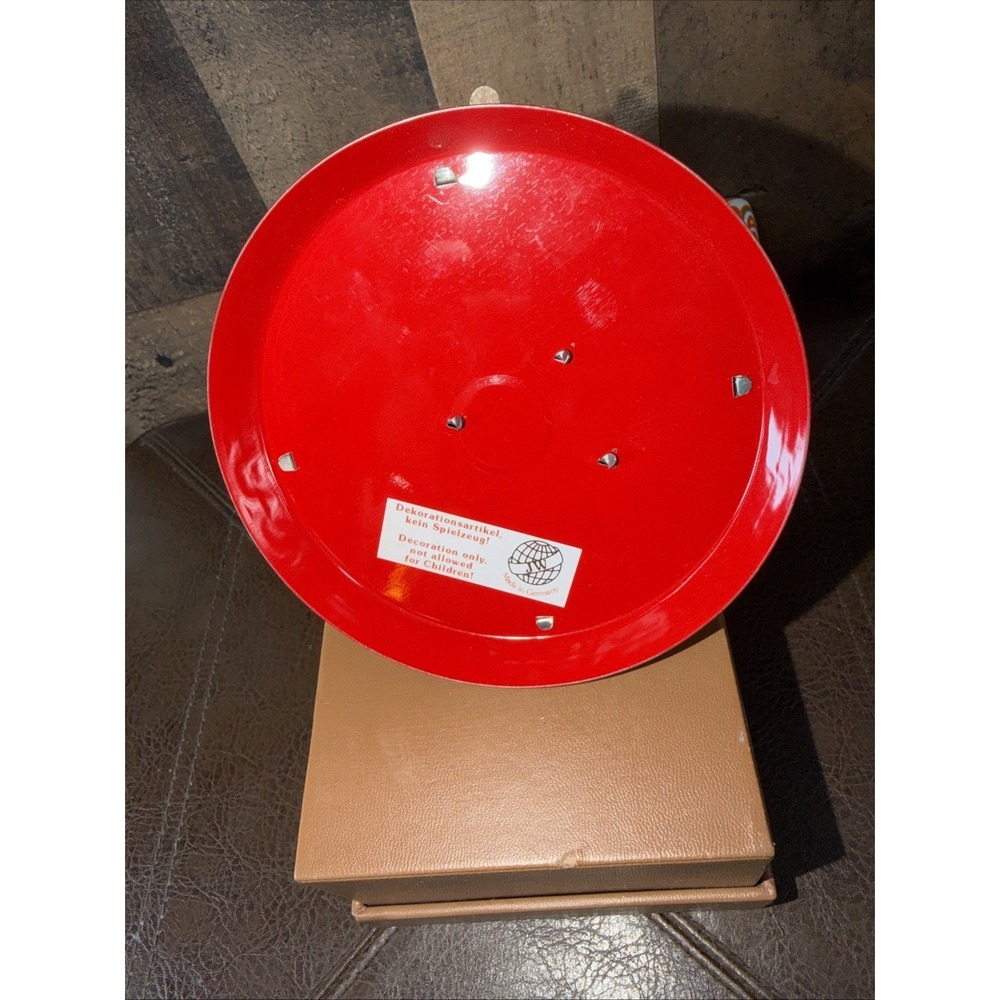 Vintage Spinning Carousel Roundabout Tin Litho Toy West Germany - Works W/ Box - Picture 14 of 17